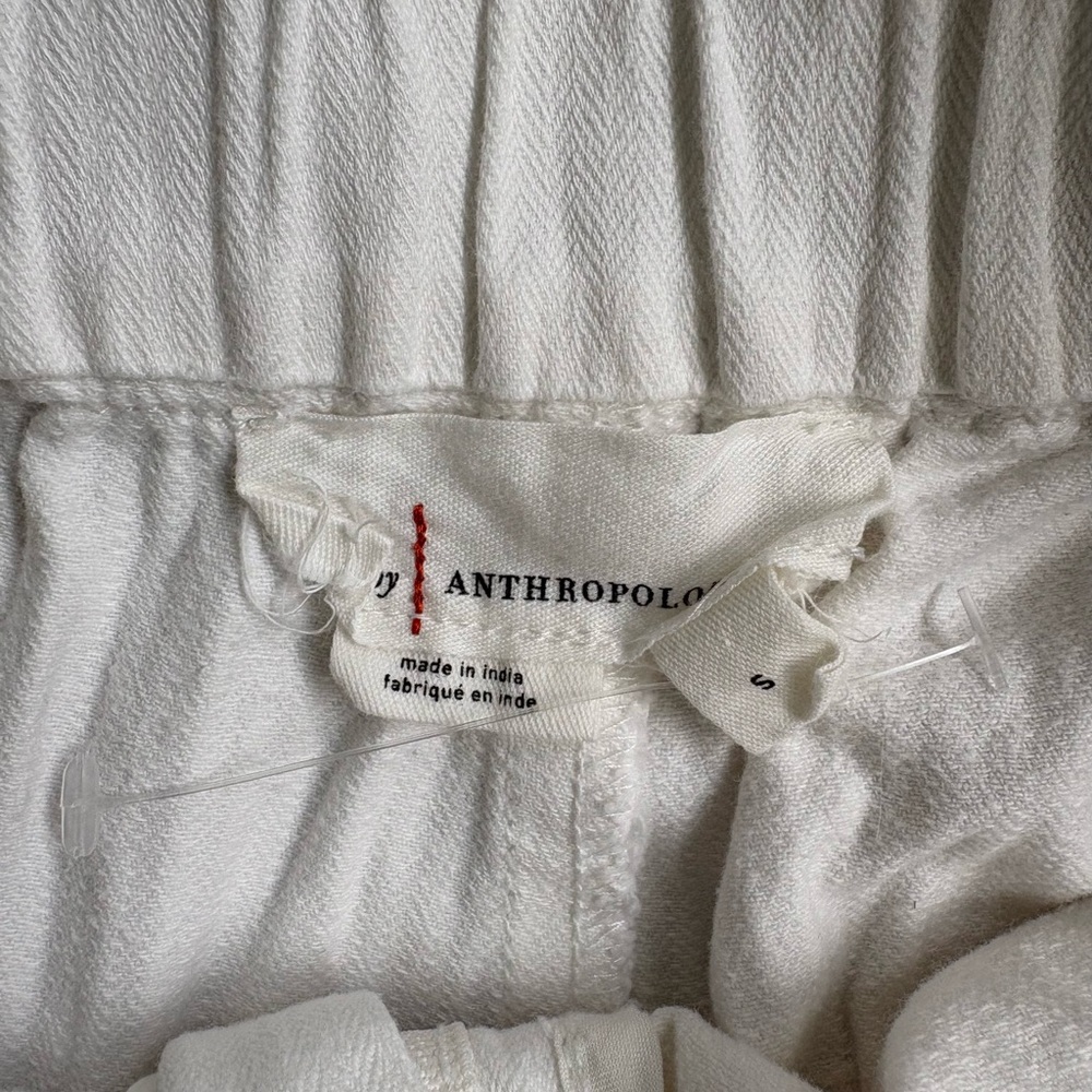 ANTHROPOLOGIE White High Rise Shorts - size small - Picture 5 of 8